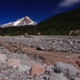 Not a lot of watta. Little rock stacks. And massive boulders in the middle.